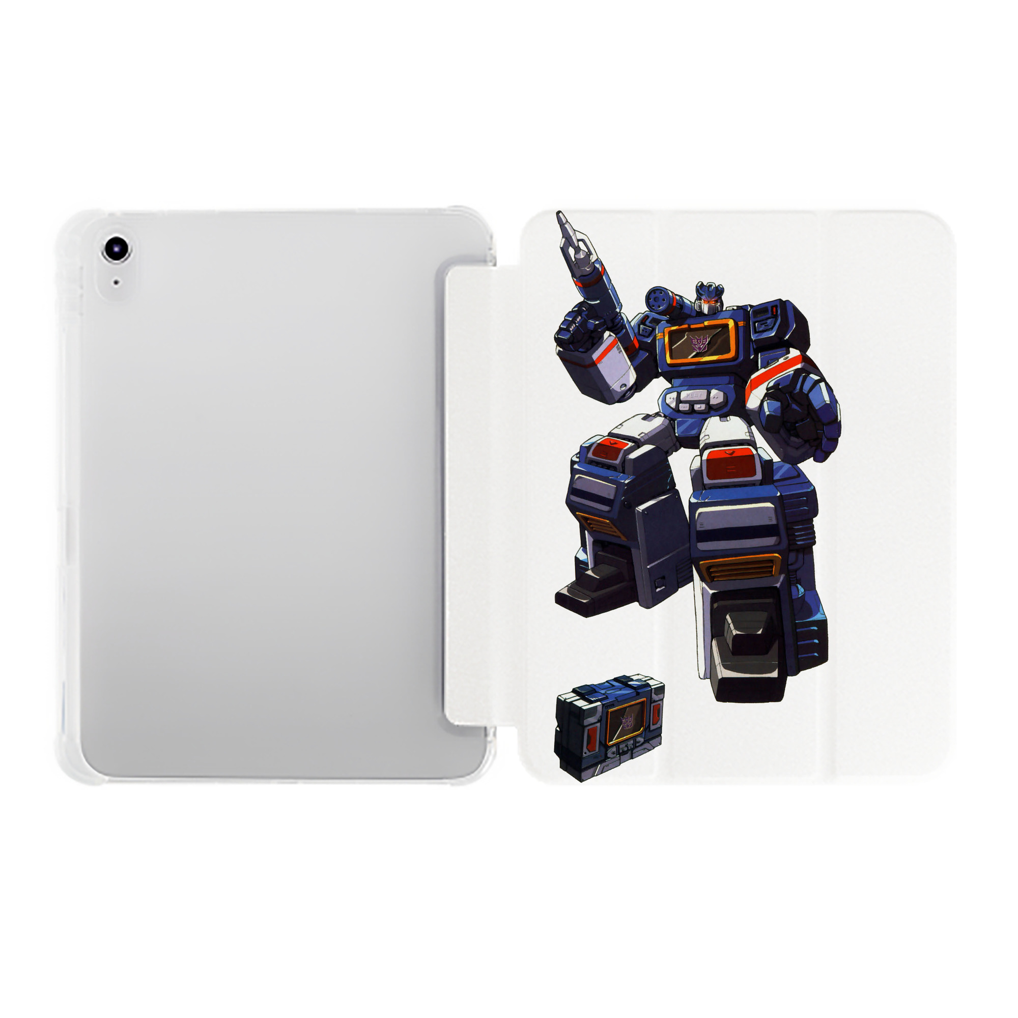 （画像用）  IPad ケース ペン収納付き 三つ折りスタンド PUレザー×シリコン 対応機種9.5/10.5/10.9インチ